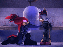 a couple of cartoon characters are standing next to each other and the word diakity is on the bottom left