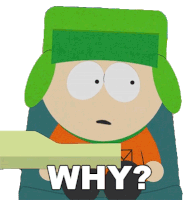 Why Kyle Broflovski Sticker - Why Kyle Broflovski South Park Stickers