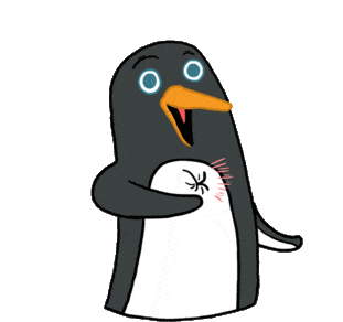 Yay Penguin Sticker - Yay Penguin In Love Stickers