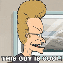 This Guy Is Cool Beavis GIF - This Guy Is Cool Beavis Mike Judge'S Beavis And Butt-head GIFs
