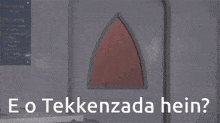 a man in a red devil costume says e o tekkenzada hein in a room