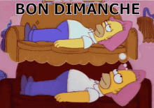 Bon Dimanche GIF - Bon Dimanche Homer Simpsons GIFs