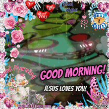 Good Morning Jesus Loves You GIF - Good Morning Jesus Loves You Jesus GIFs