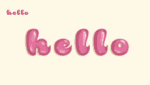 Hello Pink GIF - Hello Pink Bubbles GIFs
