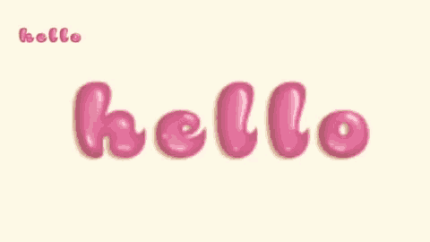 Hello Pink GIF - Hello Pink Bubbles - Discover & Share GIFs