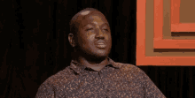 a man says we 'll be right back in front of a black background