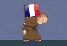 Mouse Wave Flag GIF - Mouse Wave Flag France Flag GIFs