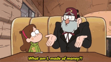 Made Of Money Gruncle Stan GIF - Made Of Money Gruncle Stan Money GIFs