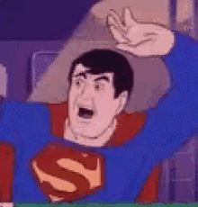 Superman Tiene Miedo GIF - Esta Loca Superman Miedo GIFs