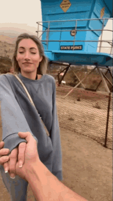 Guided By Someone Avori GIF - Guided By Someone Avori Hold Hands GIFs
