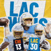 Los Angeles Chargers (30) Vs. Chicago Bears (13) Post Game GIF - Nfl National Football League Football League GIFs