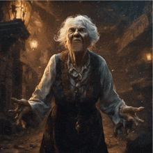 Pyromancer Old Lady Fantasy Witch GIF - Pyromancer Old Lady Fantasy Witch GIFs