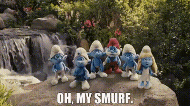 The Smurfs Smurfette GIF - The Smurfs Smurfette Oh My Smurf GIFs