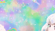 a girl in a black dress is holding a pink wand with a heart on the top