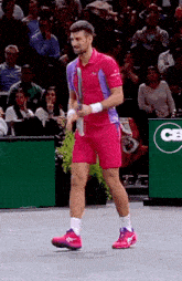 Novak Djokovic Calf Stretch GIF - Novak Djokovic Calf Stretch Tennis GIFs