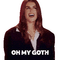 Oh My Goth Kaia Gerber Sticker - Oh My Goth Kaia Gerber Rupaul’s Drag Race Stickers