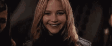 Jennifer Lawrence Smiling GIF - Jennifer Lawrence Smiling The Mocking Jay GIFs