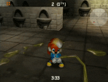 a video game with the number 330 on the bottom left