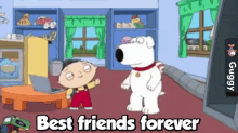 Best Friends Forever Stewie GIF - Best Friends Forever Stewie High Five GIFs