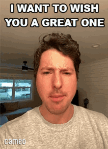 I Want To Wish You A Great One Sean Flynn GIF - I Want To Wish You A Great One Sean Flynn Cameo GIFs