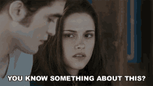 You Know Something About This Bella Swan GIF - You Know Something About This Bella Swan Kristen Stewart GIFs