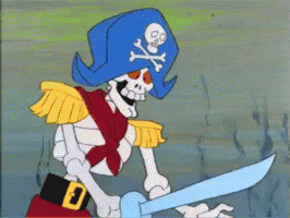 Skeleton Pirate GIF - Pirate Pirates Skeleton - Discover & Share GIFs