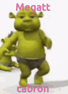 Baby Shrek Megatt Cabrón GIF - Baby Shrek Megatt Cabrón Megatt GIFs