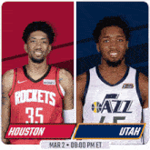 Houston Rockets Vs. Utah Jazz Pre Game GIF