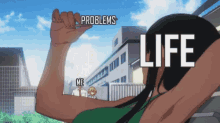Anime Life Problems GIF - Anime Life Problems Finger Flip GIFs