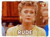Rude Offended GIF - Rude Offended Golden Girls GIFs