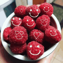 smiley raspberries