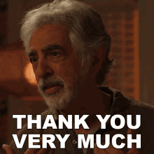 Thank You Very Much David Rossi GIF - Thank You Very Much David Rossi Criminal Minds Evolution GIFs