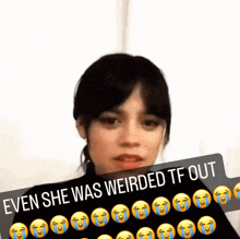 Jenna Ortega Even She Was Weirded Tf Out GIF - Jenna Ortega Even She Was Weirded Tf Out Weirded Tf Out GIFs