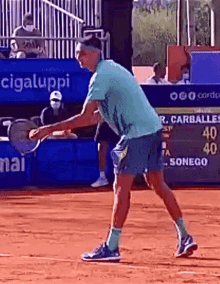 Lorenzo Sonego Serve GIF - Lorenzo Sonego Serve Tennis GIFs