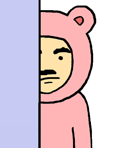 Pink Bear Bear Sticker - Pink Bear Bear Pakbear Stickers