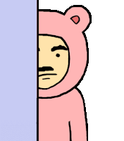 Pink Bear Bear Sticker - Pink Bear Bear Pakbear Stickers