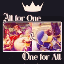 All For One One For All GIF - All For One One For All Kingdom Hearts GIFs