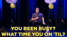 Peter Kay Been Busy GIF - Peter Kay Been Busy What Time You On Til GIFs