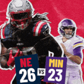 Minnesota Vikings (23) Vs. New England Patriots (26) Third-fourth Quarter Break GIF - Nfl National Football League Football League GIFs
