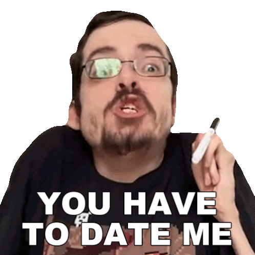 You Have To Date Me Ricky Berwick Sticker - You Have To Date Me Ricky Berwick Therickyberwick Stickers