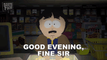 Good Evening Fine Sir Randy Marsh GIF - Good Evening Fine Sir Randy Marsh South Park GIFs