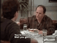 George Seinfeld Not In The Mood GIF - George Seinfeld Not In The Mood Get In The Mood GIFs