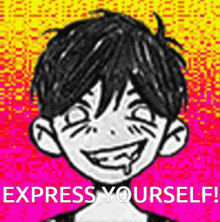 Omori Self Expression GIF - Omori Self Expression Express Yourself GIFs