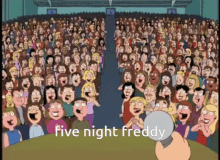 Five Night Freddy Family Guy GIF - Five Night Freddy Family Guy Punch GIFs