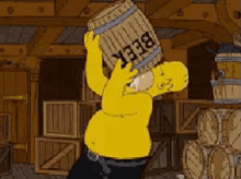 Hang Over GIF - Hang Over Simpsons GIFs
