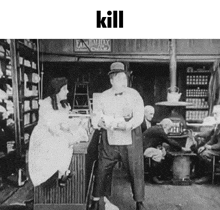 Kill Buster Keaton GIF - Kill Buster Keaton Roscoe Arbuckle GIFs