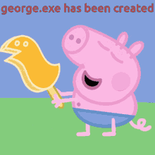 George Has Been Created GIF - George Has Been Created Peppa Big GIFs