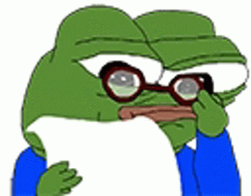 Pepe The Frog Reading Sticker - Pepe The Frog Reading Eyeglasses - Discover  & Share GIFs