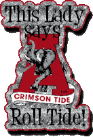 Roll Tide Alabama Sticker - Roll Tide Alabama Crimson Tide Stickers