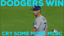 Dodgers Win Cry More Mlbc GIF - Dodgers Win Cry More Mlbc GIFs